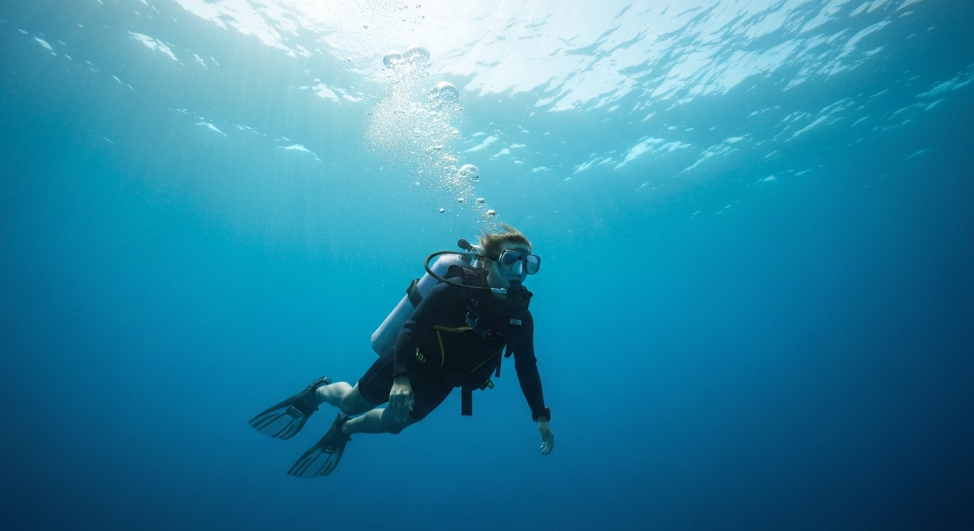 מה שקורה כשמפסיקים לדאוג ומתחילים לצלול